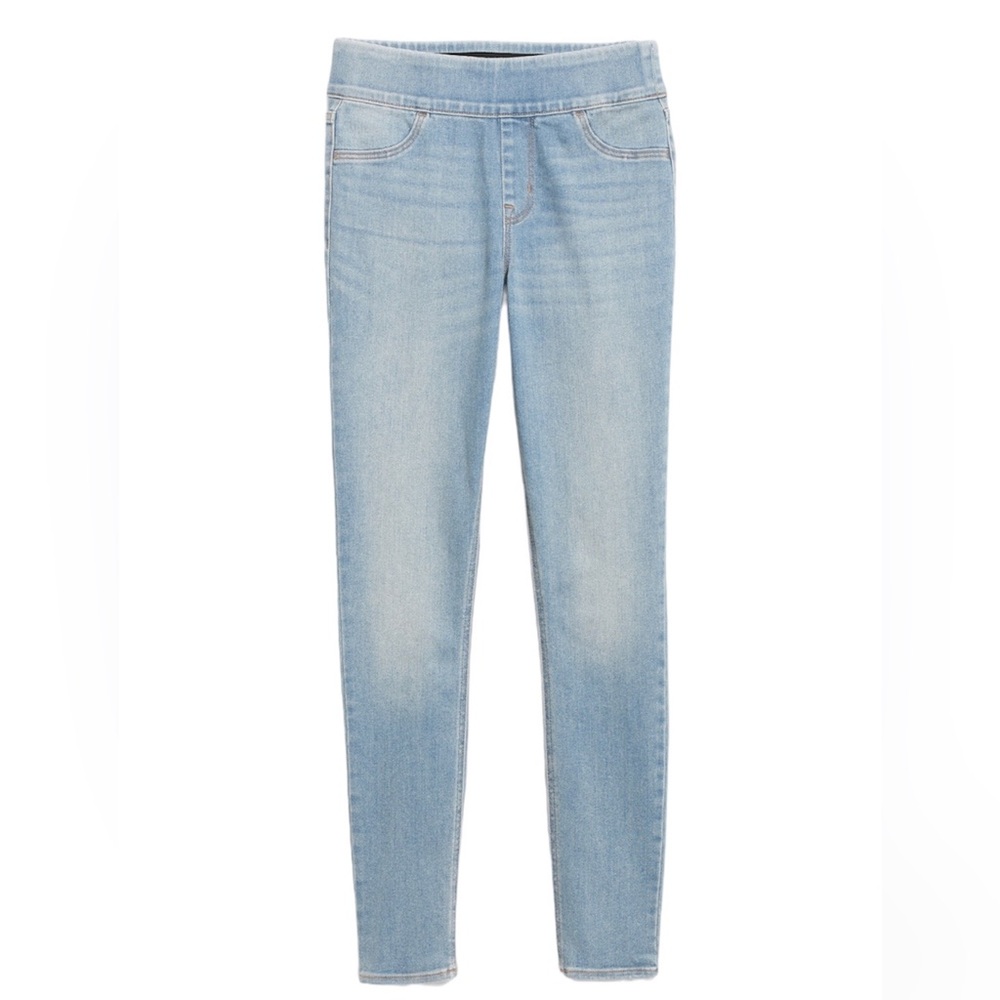 Old Navy Mid-Rise Rockstar Super Skinny Jeans / Jeggings | Tall - Picture 14 of 15
